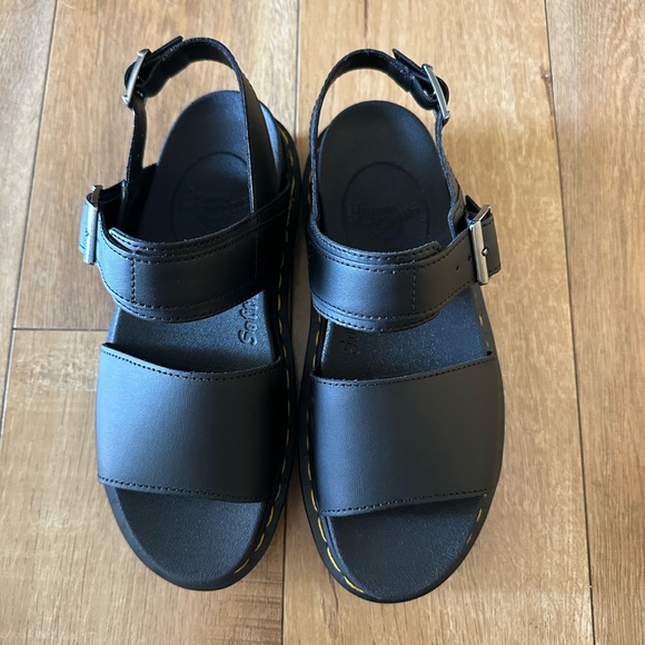 {NEW} DR. MARTENS Voss Women’s Leather Strap Sandals - Picture 4 of 11